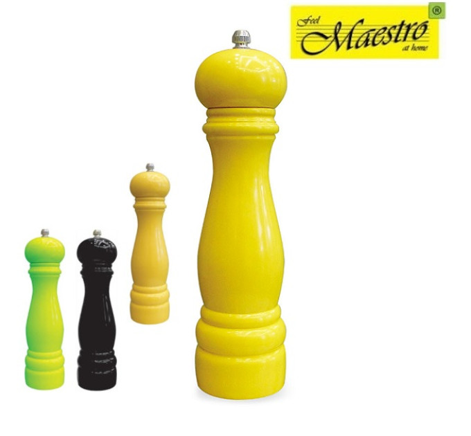 Млин для солі та перцю Maestro MR-1625 Жовтий