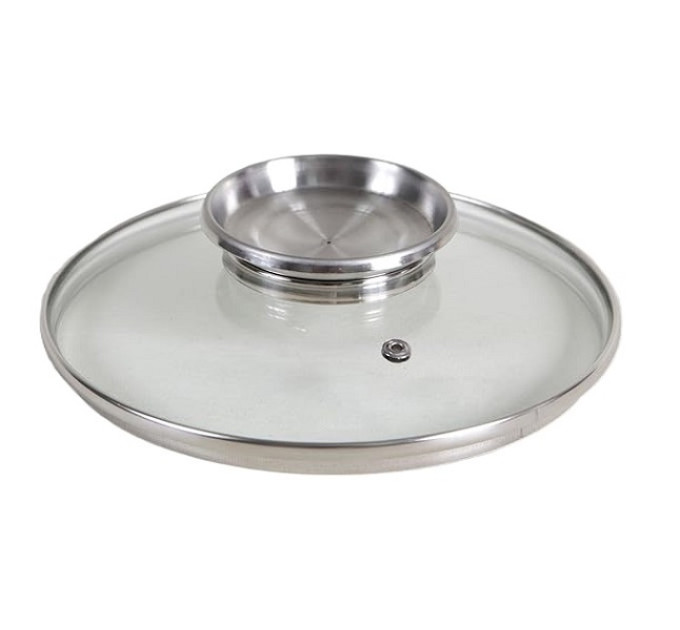 Крышка стеклянная 14 см для посуды Aroma Lid-14