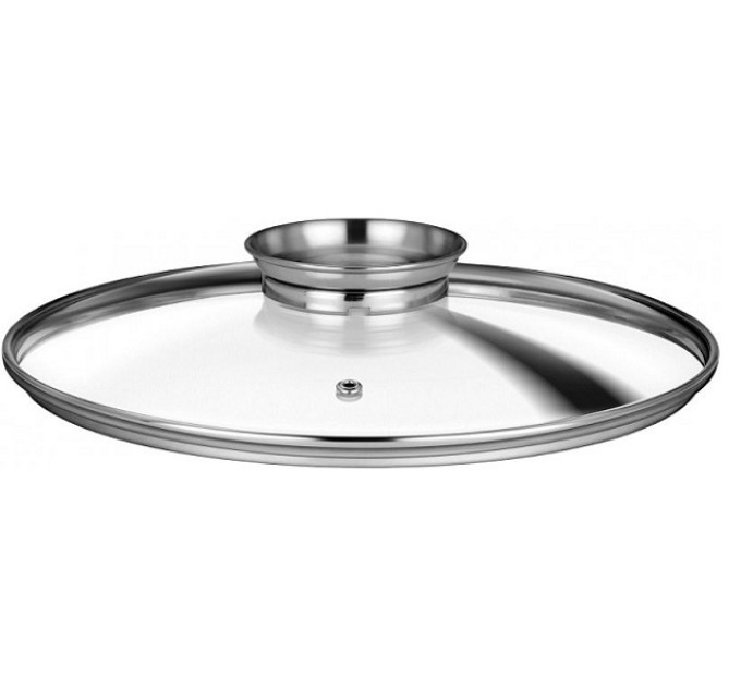 Крышка стеклянная 32 см для посуды Aroma Lid-32