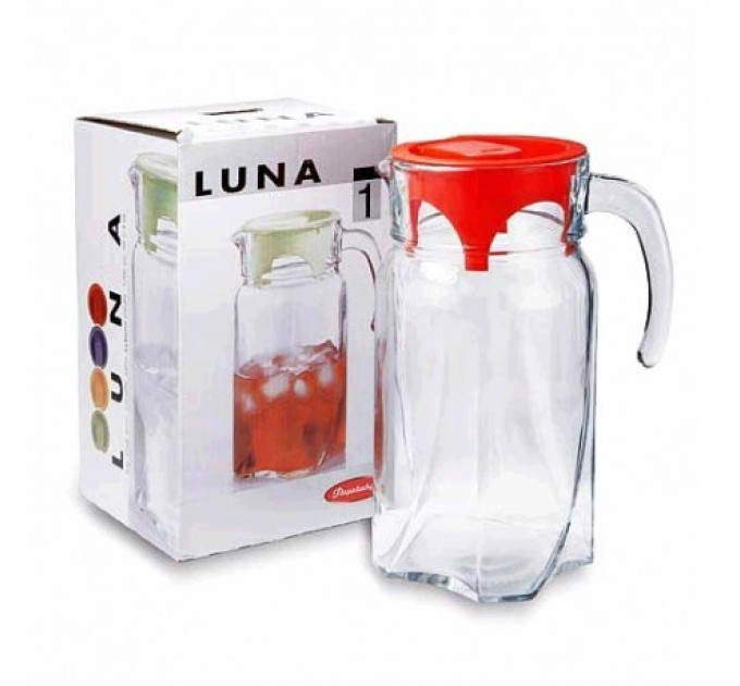 Глек з кришкою 1.7 літри Pasabahce Luna 43544
