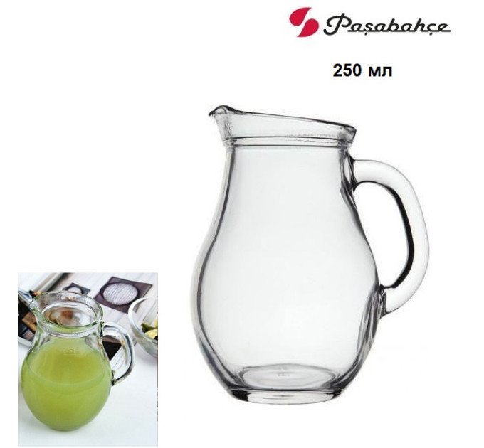 Глечик маленький 250 мл Pasabahce Bistro Jugs 80100