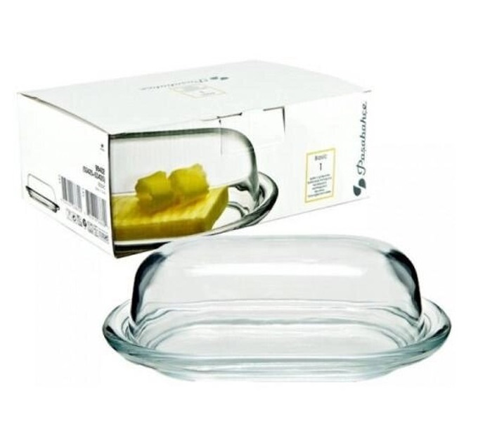 Масляна скляна з кришкою Pasabahce Basic 98402