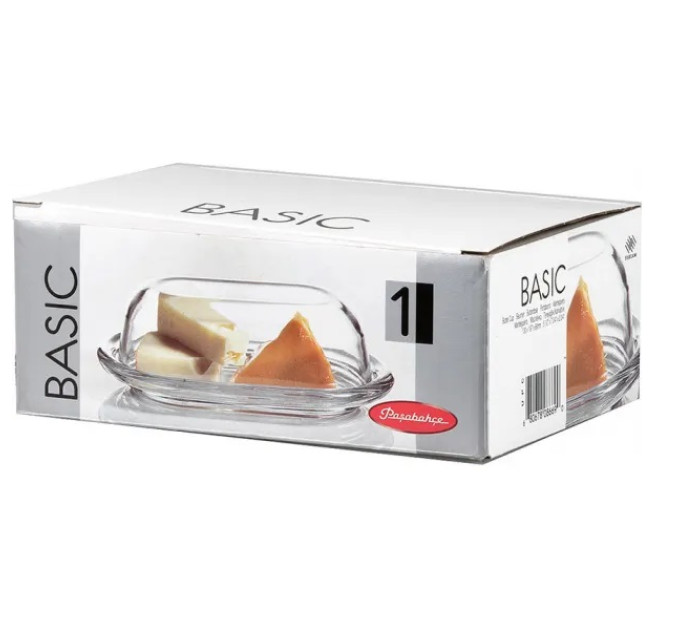 Масляна скляна з кришкою Pasabahce Basic 98402