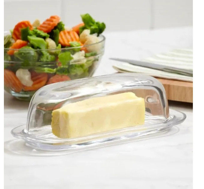 Масляна скляна з кришкою Pasabahce Basic 98402