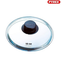 Кришка скляна без обідка 16 см Pyrex Bombe B16CLOK Кришка скляна без обідка 16 см Pyrex Bombe B16CLOK