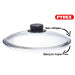 Кришка скляна без обідка 18 см Pyrex Bombe B18CLOK
