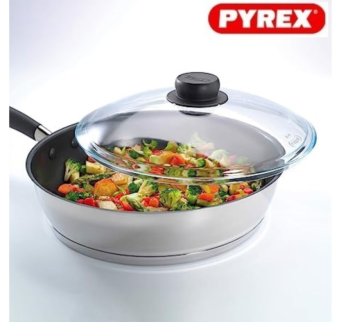 Крышка стеклянная без ободка 26 см Pyrex Bombe B26CLOK