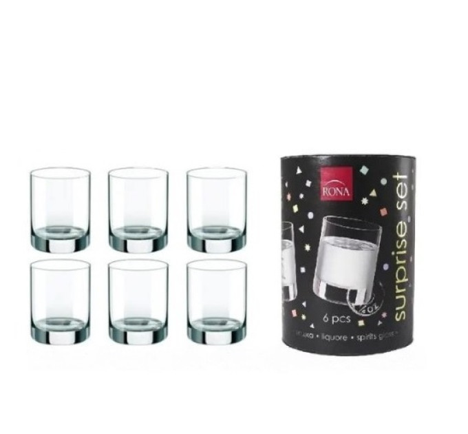 Набор стопок 60 мл 6 шт Rona Surprise set 1605-60