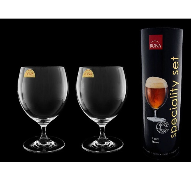 Келихи для пива в тубусі 2 шт Rona Speciality set