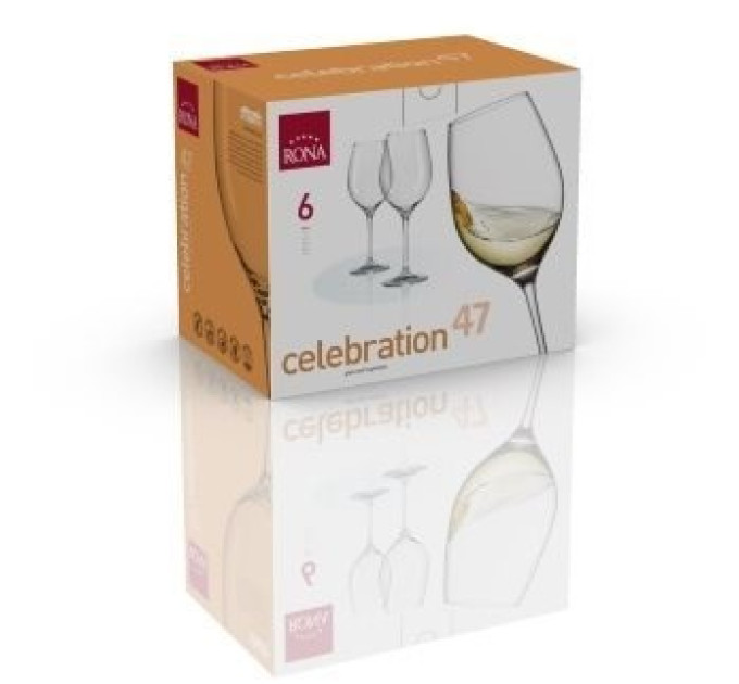 Набор бокалов для вина 6 шт Rona Celebration 470 мл
