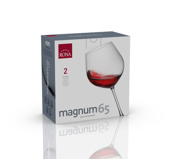 Набір келихів для вина 2 шт 650 мл Rona Magnum 3276