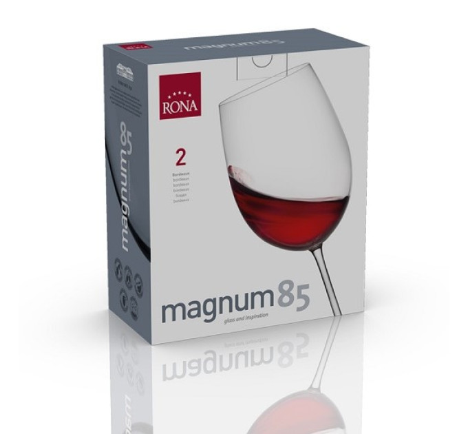 Набір келихів для вина 2 шт 850 мл Rona Magnum 3276