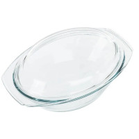 Гусятница стеклянная 4.4 литра Simax 7136/7146 Oval