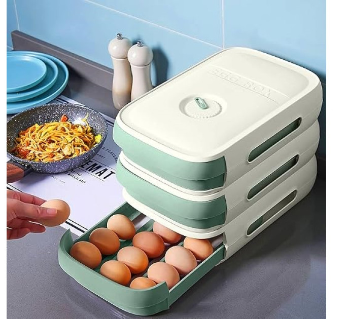 Контейнер для яєць у холодильнику Maxpro Green