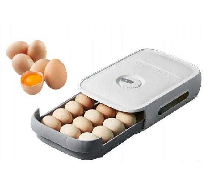 Контейнер для хранения яиц Maxpro White