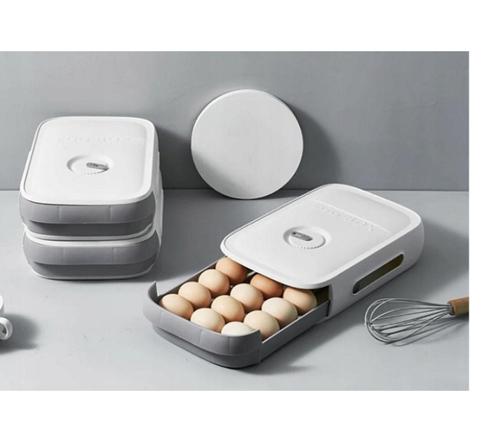 Контейнер для хранения яиц Maxpro White