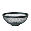 Фруктовница металлическая круглая 26 см R92041-Black