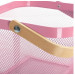 Корзина металлическая с бамбуковой ручкой 92042-Pink