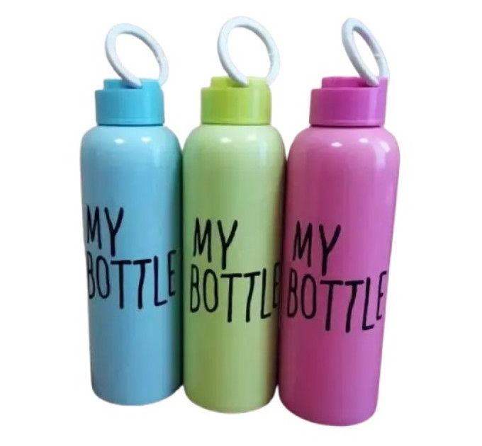 Бутылка для воды My bottle 650 мл железная Розовая