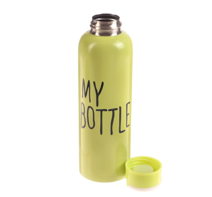 Бутылка для воды My bottle 650 мл железная Зеленая