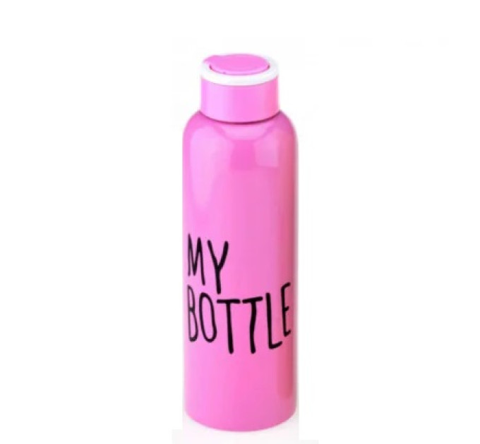 Бутылка для воды My bottle 650 мл железная Розовая