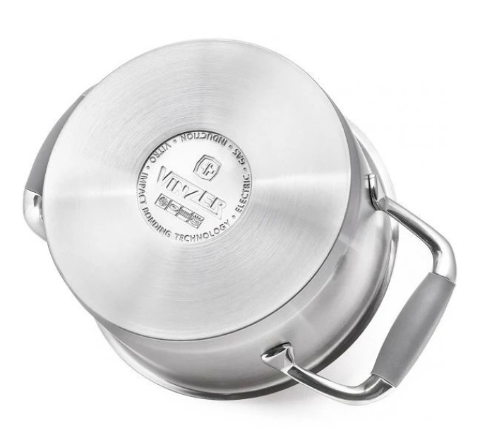 Кастрюля с крышкой 1.5 литра Vinzer Profi 89182