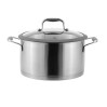 Кастрюля 5.9 л с крышкой Vinzer Profi 89185